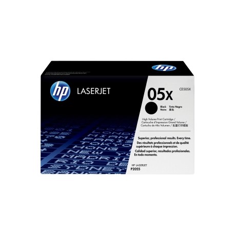 HP 05X BLACK HY LJ TONER CART CE505X