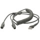 ZEBRA CABLE SCAN UNI KB WEDGE 9FT