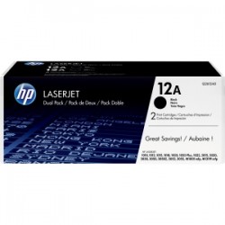 HP 12A BLACK TWIN-P LJ TONER CART Q2612AD