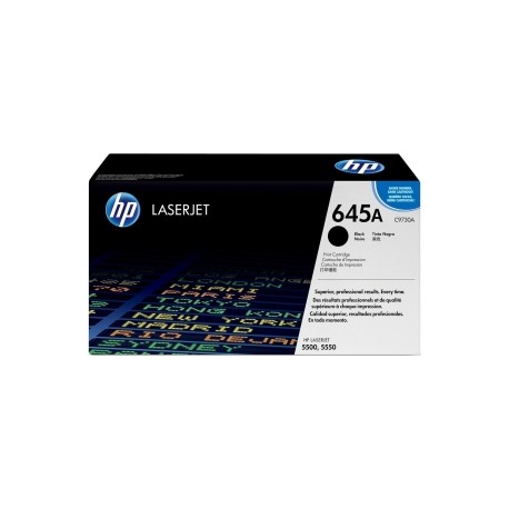 HP 645A BLACK LJ TONER CART C9730A
