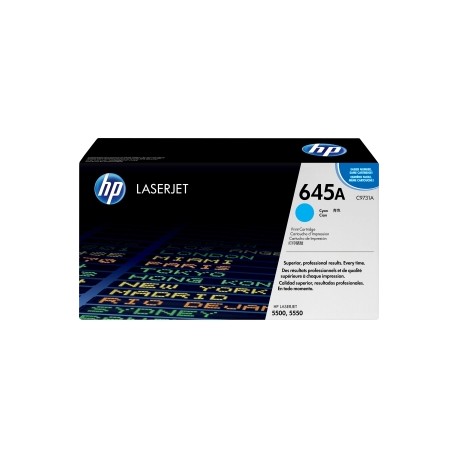 HP 645A CYAN LJ TONER CART C9731A