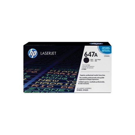 HP 647A BLACK LJ TONER CART CE260A