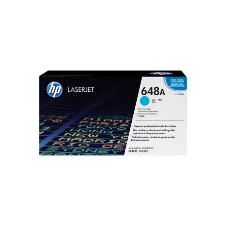 HP 648A CYAN LJ TONER CART CE261A