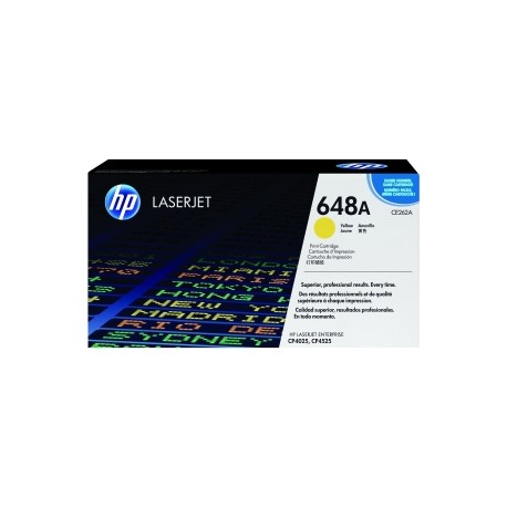 HP 648A YELLOW LJ TONER CART CE262A