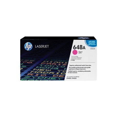 HP 648A MAGENTA LJ TONER CART CE263A
