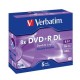 VERBATIM DVD+R DL 5pk Jewel Case