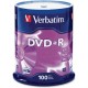 VERBATIM DVD+R 4.7GB 100Pk Spindle 16x