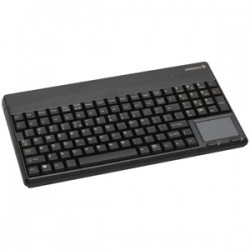 CHERRY COMPACT 14IN KEYBD W/TOUCHPAD BLACK USB