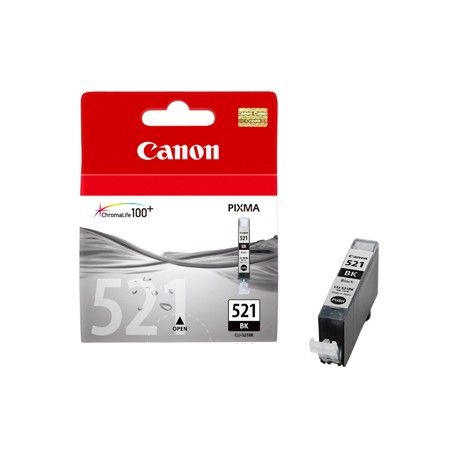 CANON CLI521BK BLACK INK CARTRIDGE FOR IP4600
