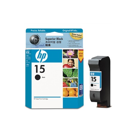 HP 15 BLACK INK CART C6615DA