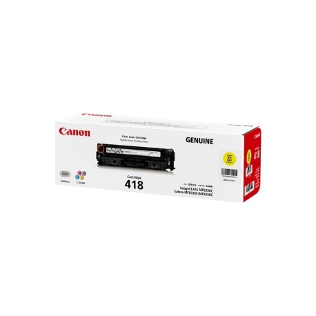 CANON CART418Y YELLOW TONER CART MF8350CDN