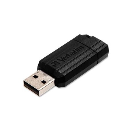 VERBATIM Pinstripe USB Drive 16GB (Black)