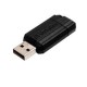 VERBATIM Pinstripe USB Drive 16GB (Black)