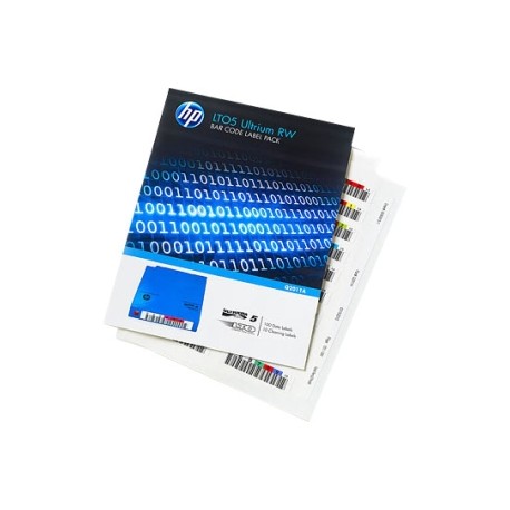 Hewlett Packard Enterprise HP LTO5 Ultr RW Barcode Label Pack 100's