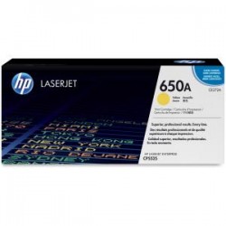HP 650A YELLOW LJ TONER CART CE272A.