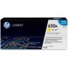 HP 650A YELLOW LJ TONER CART CE272A.