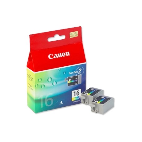 CANON BCI16C COLOUR INK TANK TWIN PACK