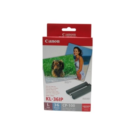 CANON KL36IP INK/PAPER PACK L SIZE 119X89MM