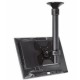 ATDEC 1040 CEILING MOUNT SHORT/TILT/BLACK