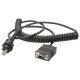 ZEBRA CABLE ASSY RS232 W/PHASER STRN RLF