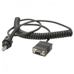 ZEBRA CABLE ASSY RS232 W/PHASER STRN RLF