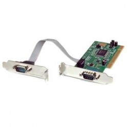 StarTech.com 2 Port PCI LP RS232 Serial Adapter Card