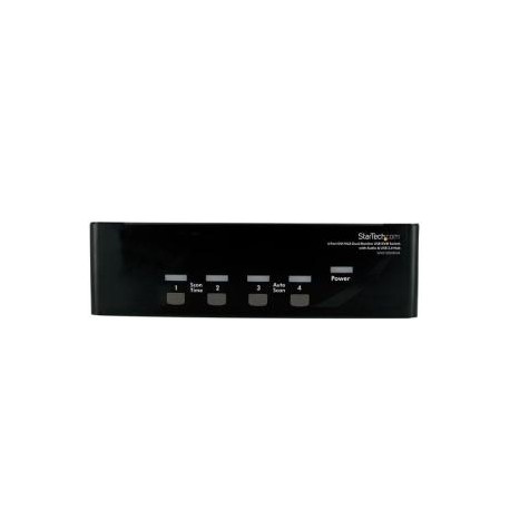 StarTech.com 4 Port DVI VGA Dual Monitor KVM Switch