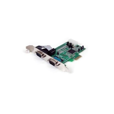 StarTech.com 2 Port PCIe Serial Adapter Card w/ 16550