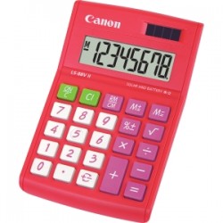 CANON LS88VIIR 8 Digit Calculator Red