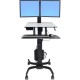 ERGOTRON Workfit-C Sit-Stand Dual LCD Black.