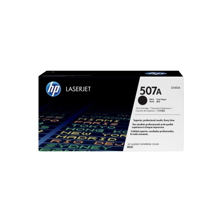 HP 507A BLACK LJ TONER CART CE400A