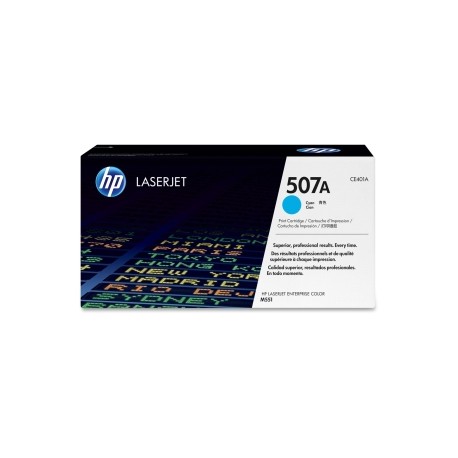 HP 507A CYAN LJ TONER CART CE401A