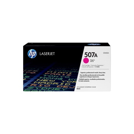 HP 507A MAGENTA LJ TONER CART CE403A