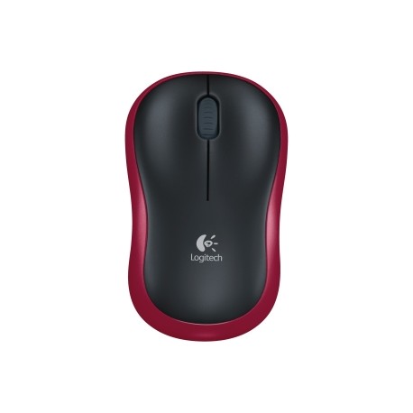 LOGITECH M185 WIRELESS MOUSE - RED
