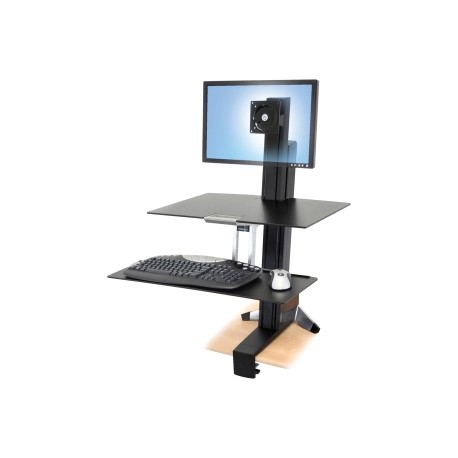 ERGOTRON WORKFIT S SINGLE LD WITH WORKSURFACE