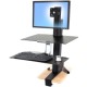 ERGOTRON WORKFIT S SINGLE HD WITH WORKSURFACE