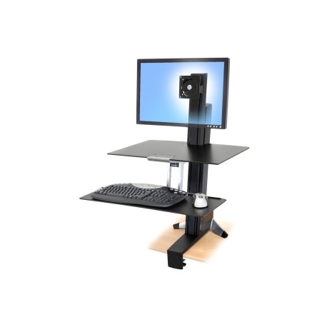 ERGOTRON WORKFIT S SINGLE HD WITH WORKSURFACE