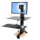 ERGOTRON WORKFIT S SINGLE HD WITH WORKSURFACE