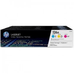 HP 126A CYM COMBO-P LJ TONER CART-CF341A