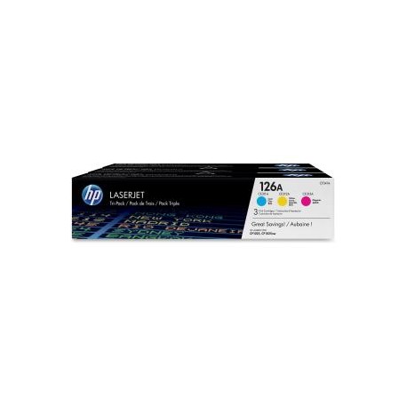 HP 126A CYM COMBO-P LJ TONER CART-CF341A