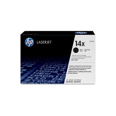 HP 14X BLACK HY LJ TONER CART CF214X