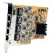 STARTECH 4 Port PCIe Gigabit Network Adapter Card