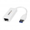 StarTech.com USB 3.0 to Ethernet Adapter - White