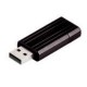 VERBATIM Store n Go Pinstripe USB Dr 128GB (Blk).