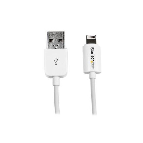 StarTech.com 1m White 8-pin Lightning to USB Cable