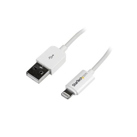 StarTech.com 2m White 8-pin Lightning to USB Cable