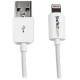 StarTech.com 2m White 8-pin Lightning to USB Cable