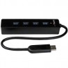 StarTech.com 4 Port SuperSpeed Portable USB 3.0 Hub