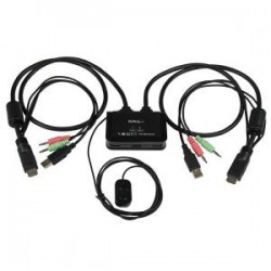 StarTech.com 2 Port USB HDMI Cable KVM Switch