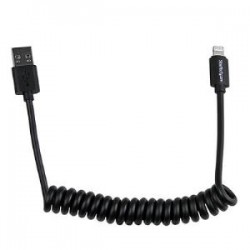 StarTech.com 0.6m 2ft Coiled Lightning to USB Cable
